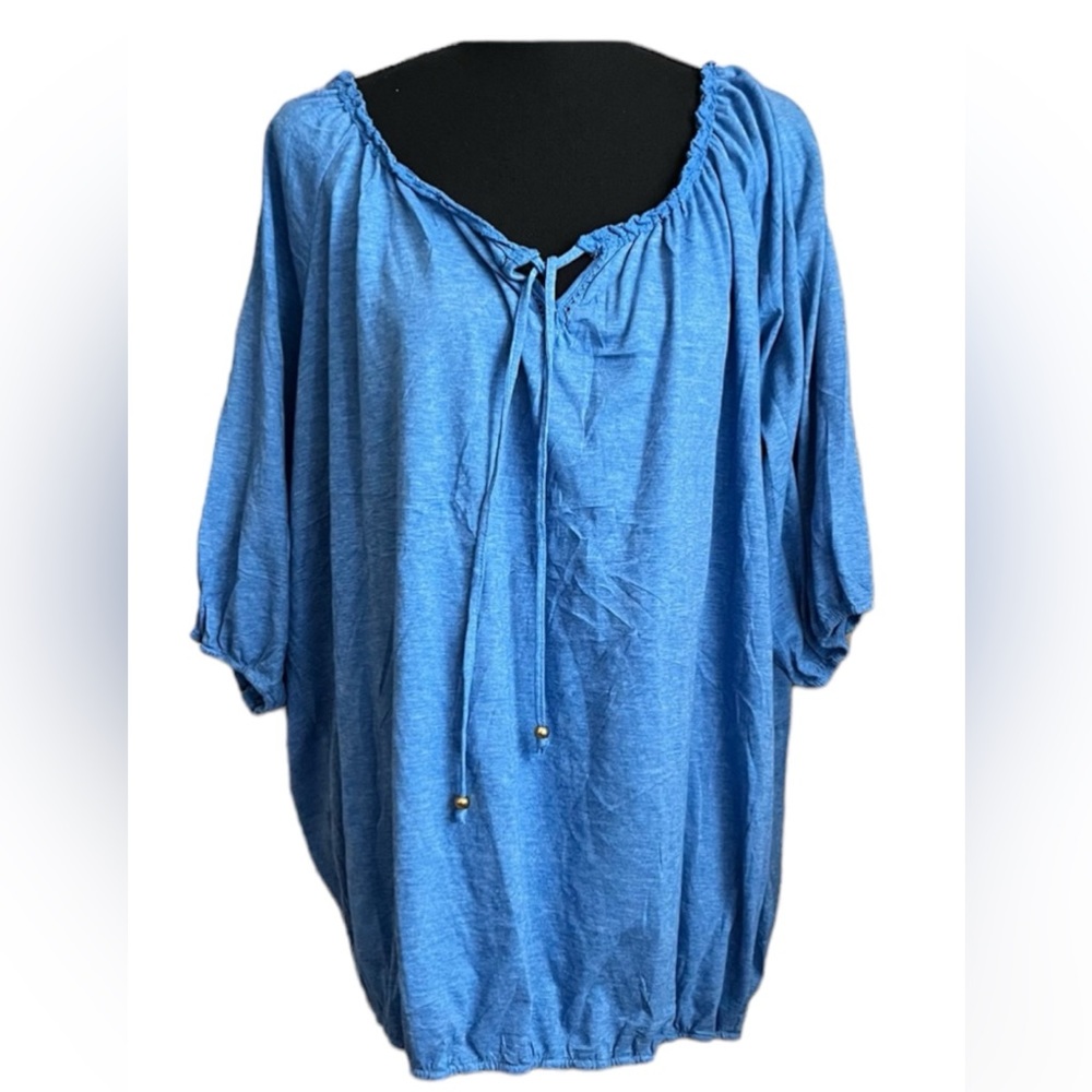 French Laundry blue blouse size 22/24